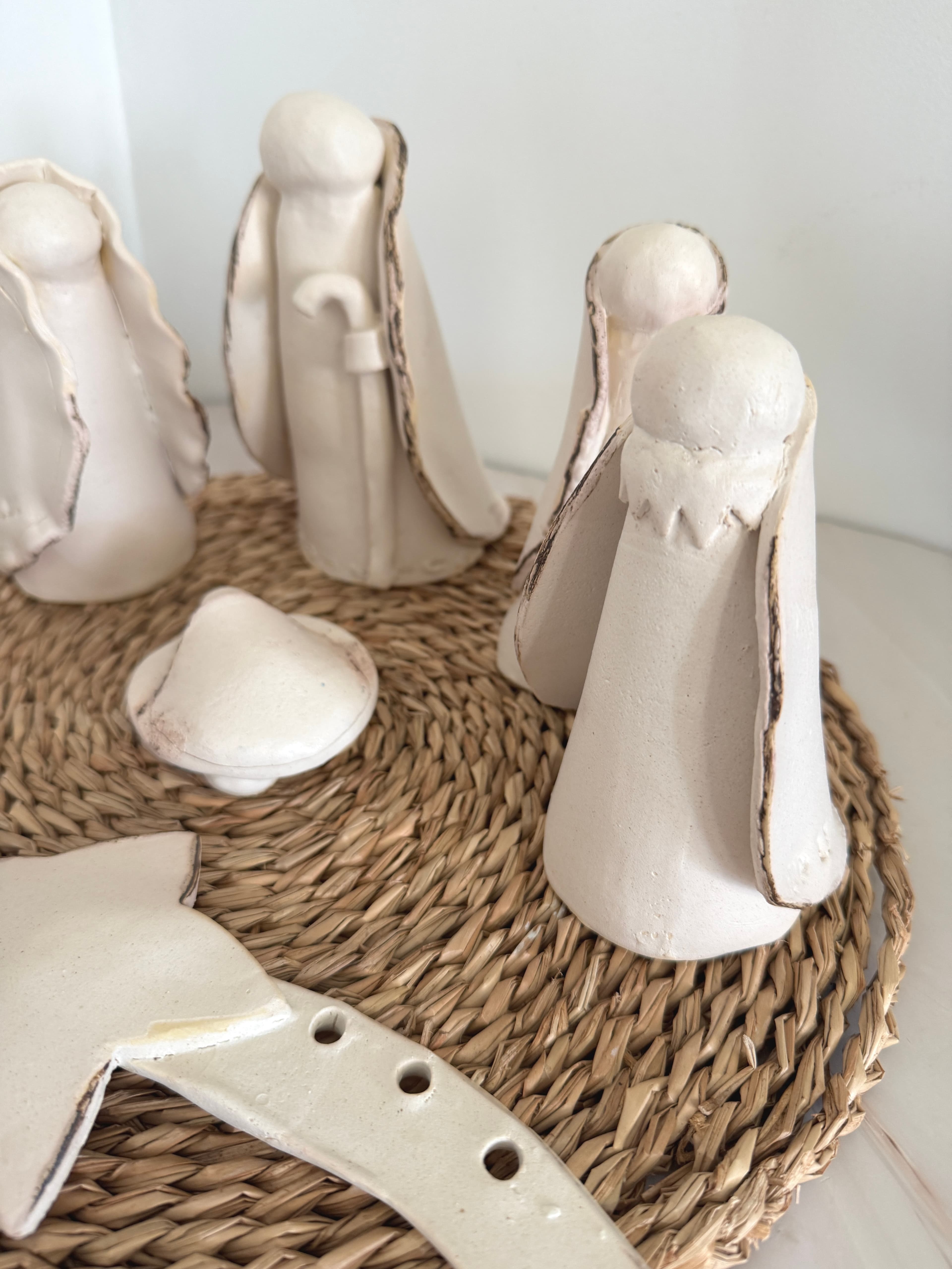 PESEBRE GRES BLANCO MATE - 2